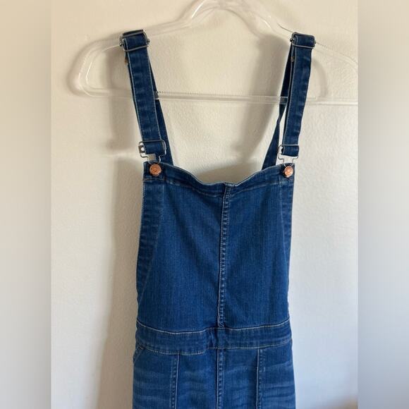 Madewell Skinny Overalls in Santiago Wash Denim Jean - Picture 2 of 10